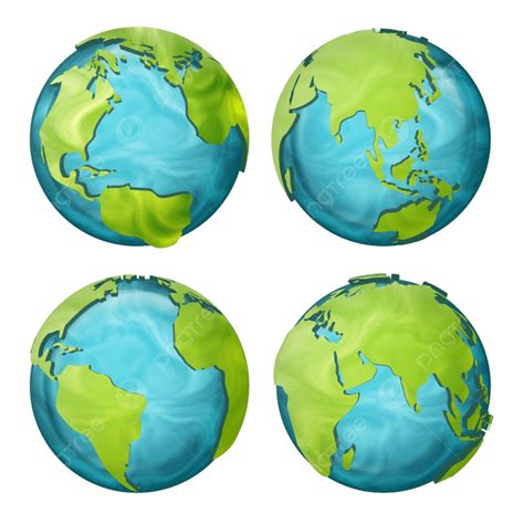 World Map Vector 3d