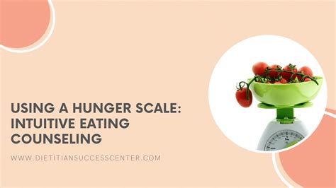 Using a Hunger Scale: Intuitive Eating Counseling (+free client handout!)