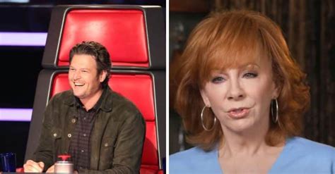 Blake Shelton Reacts To Reba McEntire Replacing Him On 'The Voice ...