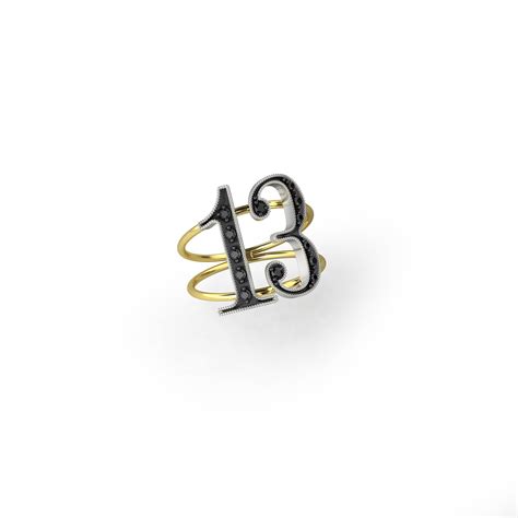 Lucky Number Ring Double Digit – Jessie V E