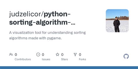 Github Judzelicor Python Sorting Algorithm Visualizer A