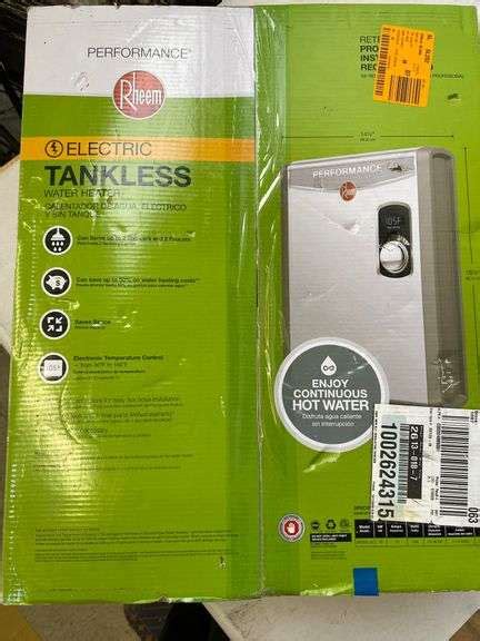 Rheem Electric Tankless Water Heater New Rio Grande Trade