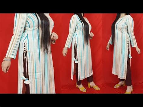 Dori Slits Long Kurti Cutting Stitching Side Dori Kurti Cutting New