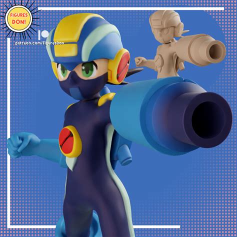 3d File Megaman Exe Mega Man Battle Network 👨 ・3d Print Object To Download・cults