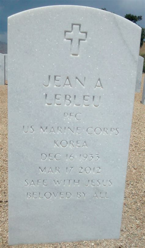 Jean Albertus Lebleu 1933 2012 Find A Grave Memorial