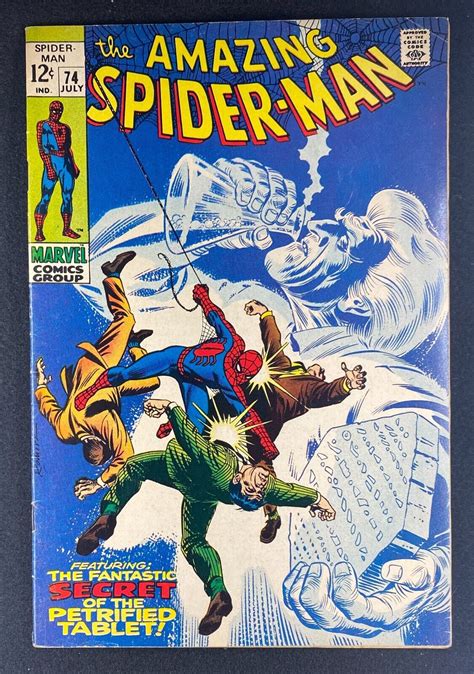 Amazing Spider Man 1963 74 FN 6 5 John Romita Sr Curt Connors