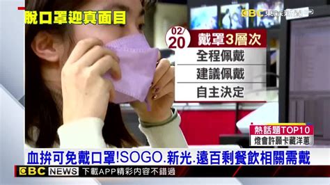 終於可脫了！220起室內口罩鬆綁 2場所仍強制戴 Ebc 東森新聞影音 Line Today