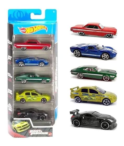Kit 5 Carrinhos Hot Wheels Velozes E Furiosos Fast Furious Frete grátis
