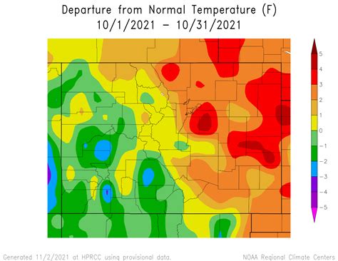 October Weather Review across southern Colorado