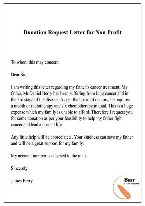 Donation Letter Templates Donation Letters Donations Forms S