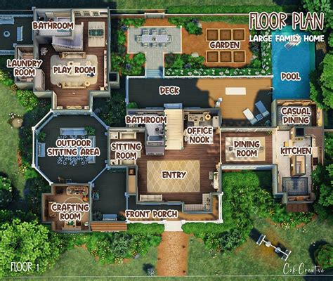 big house  sims   alice manning blog