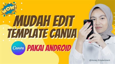 Cara Mudah Edit Template Desain Canva Youtube