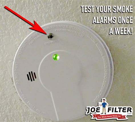 The Joe Filter Blog How To Test Your Smoke Detectors