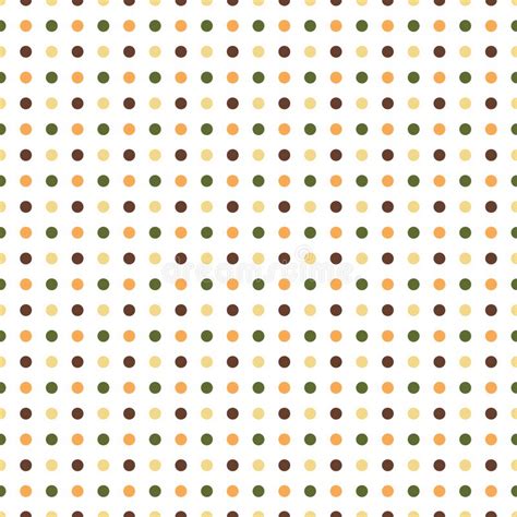 Colourful Dot Seamless Pattern Design Stock Illustration Illustration