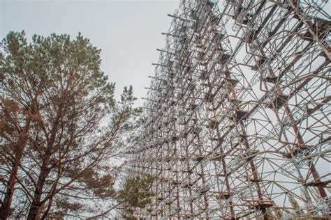 Metal Construction Secret Soviet Military Object Over The Horizon Radar