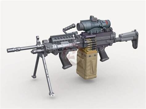 Legend 1/35 Mark 48 (Mk.48) 7.62mm Machine Gun Set US SOF (3 pieces ...