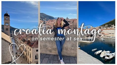 Croatia Montage Semester At Sea Spring 2023 Youtube