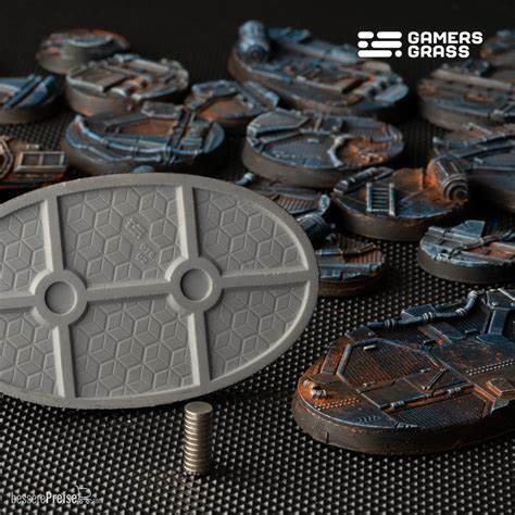 Gamers Grass Ggb Spo75 Spaceship Corridor Bases 75mm X3