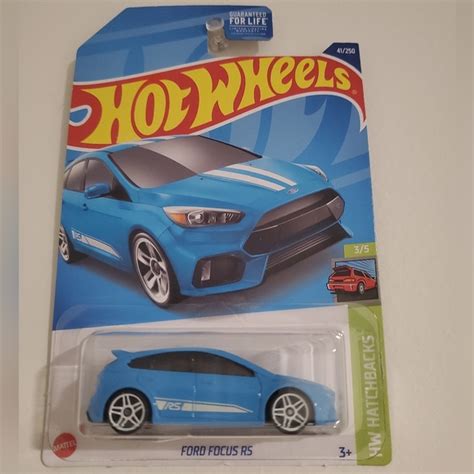 Hot Wheels Toys Ford Focus Rs Baby Blue Hot Wheels Hatchbacks Series Poshmark