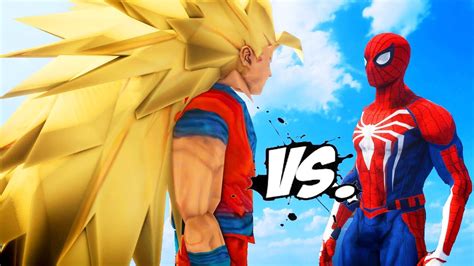 Spiderman Vs Goku Epic Battle Youtube