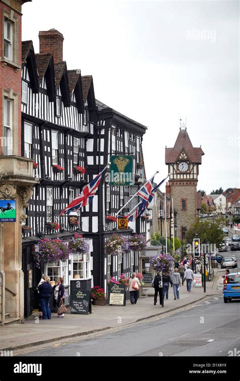 Ledbury Market Town In Herefordshire England Stock Photo Alamy