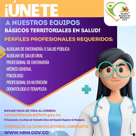 Equipos B Sicos Territoriales En Salud Hospital Regional Moniquir