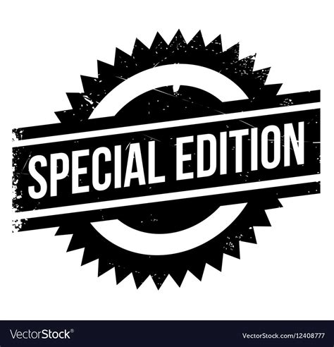 Special edition stamp Royalty Free Vector Image