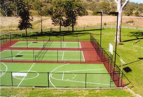 Tennis Courts And Basketball Court Camp Duckadang