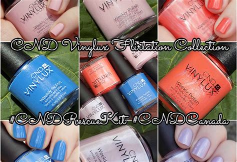 Cnd Vinylux Flirtation Collection Swatches