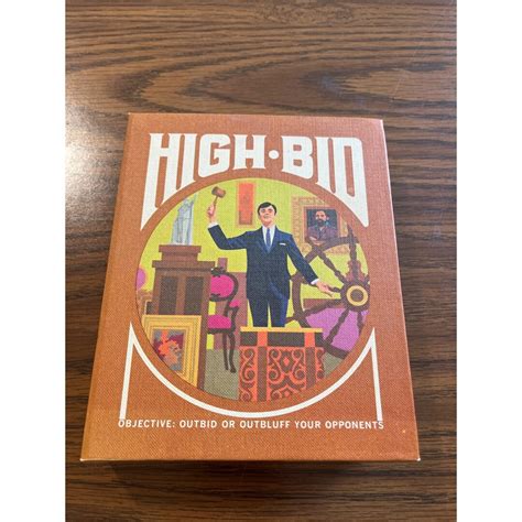High Bid Card Game Vintage Etsy