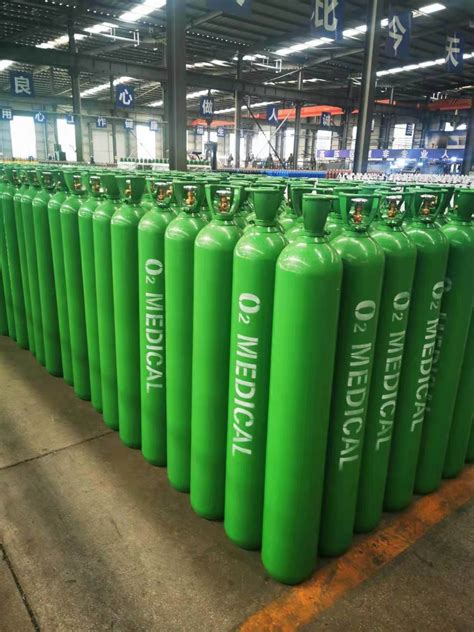 47l 200bar 58mm High Pressure Vessel Seamless Steel Oxygen Gas Cylinder With Valve And Cap