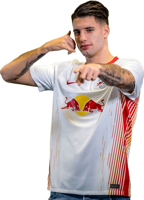 Dominik Szoboszlai RB Leipzig football render - FootyRenders