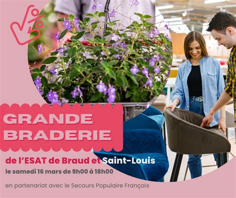 ÉVÉNEMENT Grande Braderie à lESAT de Braud et Saint Louis Adapei