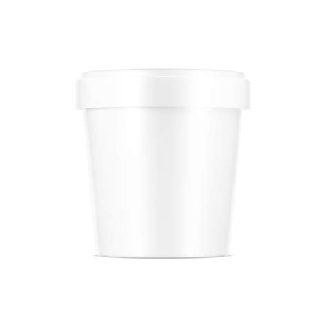 Premium Photo An Image Of A Ice Cream Cup Isolated On A White Background