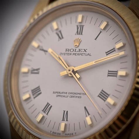 Rolex Vintage O P Oyster Perpetual Ref K Gold