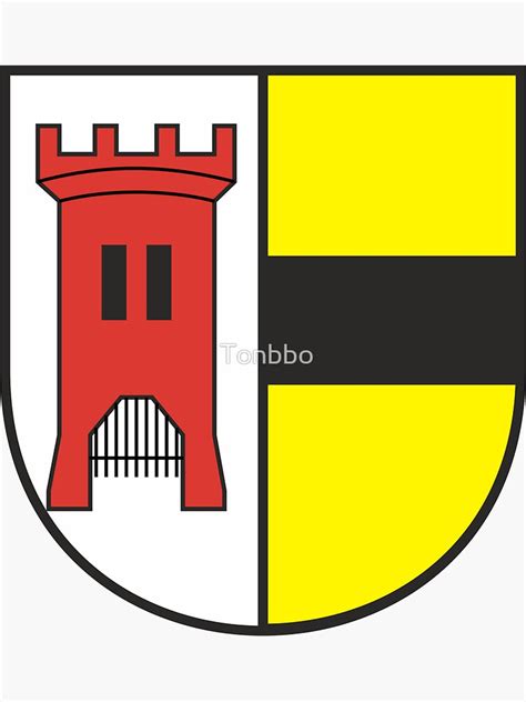 Moers Coat Of Arms Germany Sticker For Sale By Tonbbo Redbubble