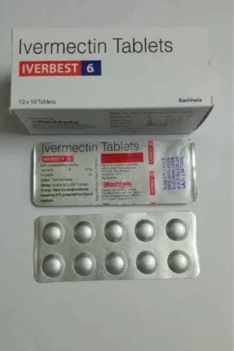 Iverbest 6 Ivermectin 6mg Tablets At Rs 100 Strip Of 10 Tablets