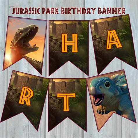 Jurassic Park Banner Printable