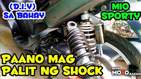 Paano Mag Palit Ng Rear Shock Sa Mio Sporty How To Replace Rear Shock