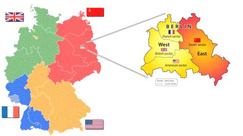 Expedition Earth Germany And Berlin Divided Into Four Occupation Zones