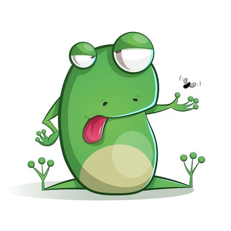Premium Vector | Cute, funny frog cartoon