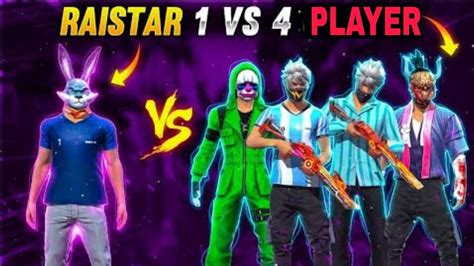 Raistar 1 V 4 Custom Best Fighting Gameplay YouTube