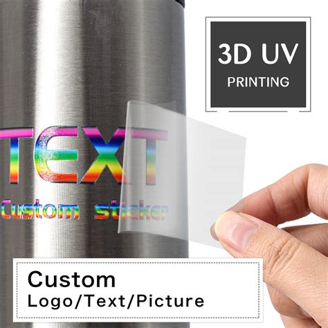 Crystal UV DTF Transfer Sticker Custom Size Printing In Malaysia