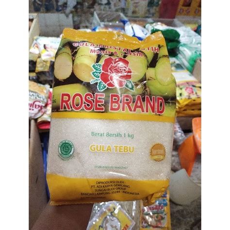 Jual Gula Pasir Rose Brand 1 Kg Shopee Indonesia