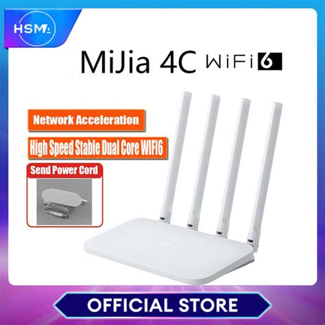 Xiaomi 4c Wifi Router 4c 64 Ram 300mbps Wifi Router 4 Antennas Band