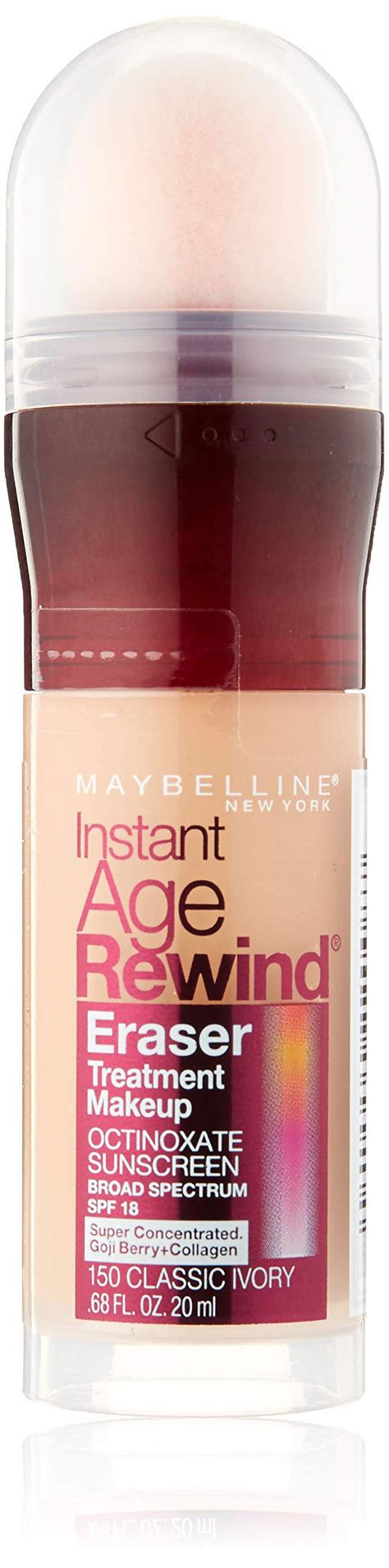 Maybelline Instant Age Rewind Eraser Foundation Classic Ivory 0 68 Fl Oz Pack Of 2 C46