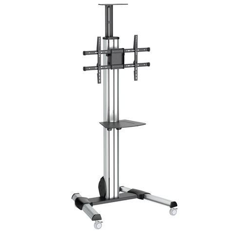 Heavy Duty Rolling Portable Tv Cart Stand With