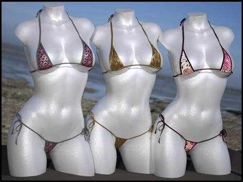 7th Ave Hongyus Bikini 3 For V7 And G3F 3d Models For Daz Studio And