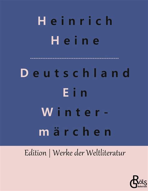 Deutschland Ein Wintermärchen von Heinrich Heine Buch 978 3