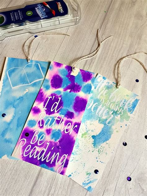 Beautiful Diy Watercolor Bookmarks Using Three Different Techniques